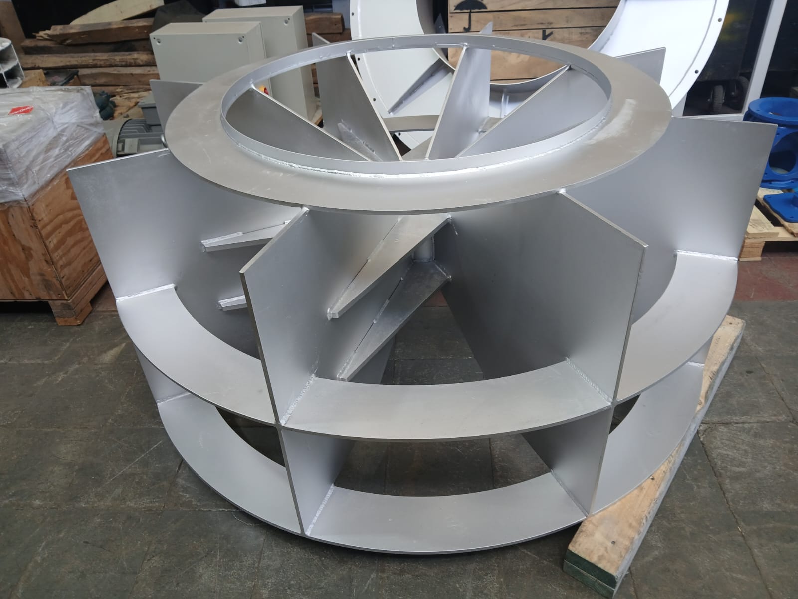 Rodete industrial fabricado por REIMAQ