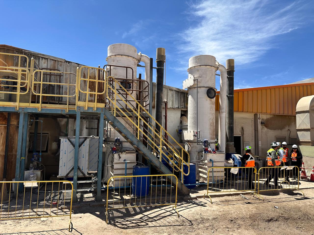 Sistema real de lavadores de gases desarrollado con ingeniería REIMAQ
