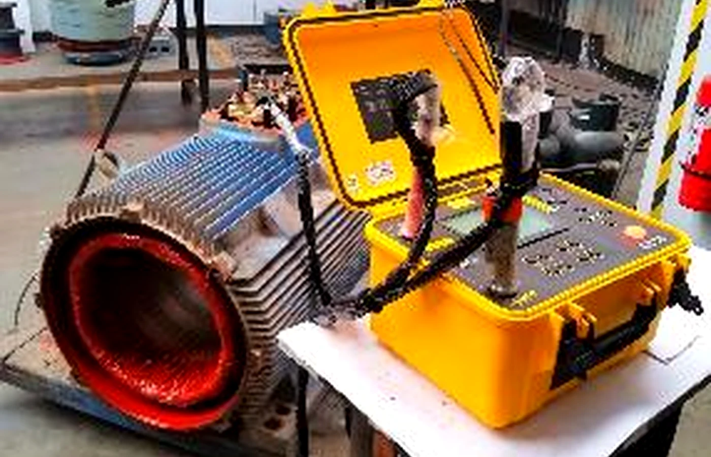Mantenimiento real de motor eléctrico realizado por REIMAQ